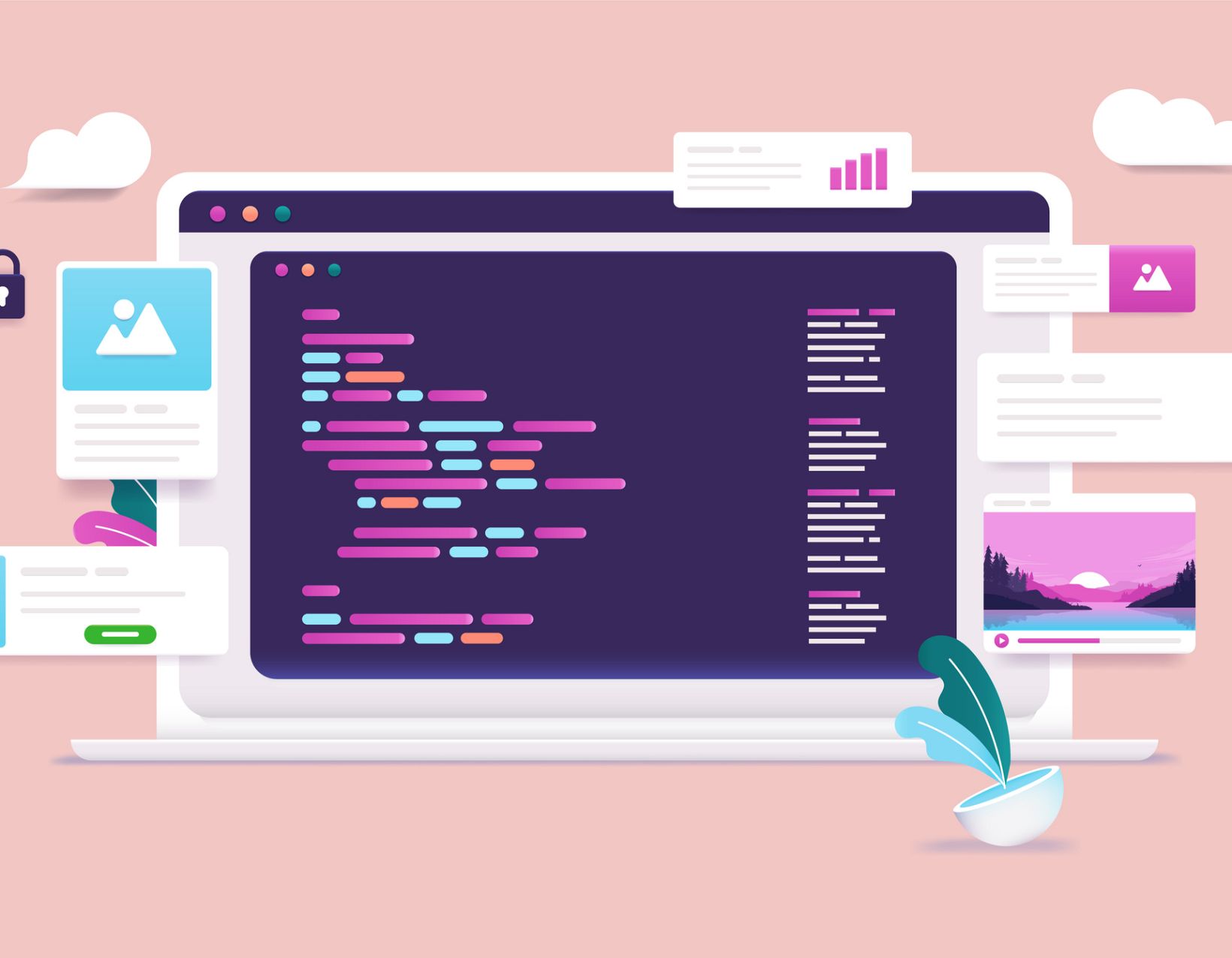Grafisk Tryk hjælper jer gerne med en hjemmesideløsning eller online markedsføring...