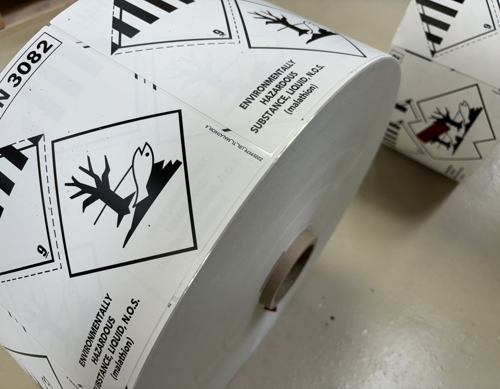 Etiketter trykt hos Grafisk Tryk