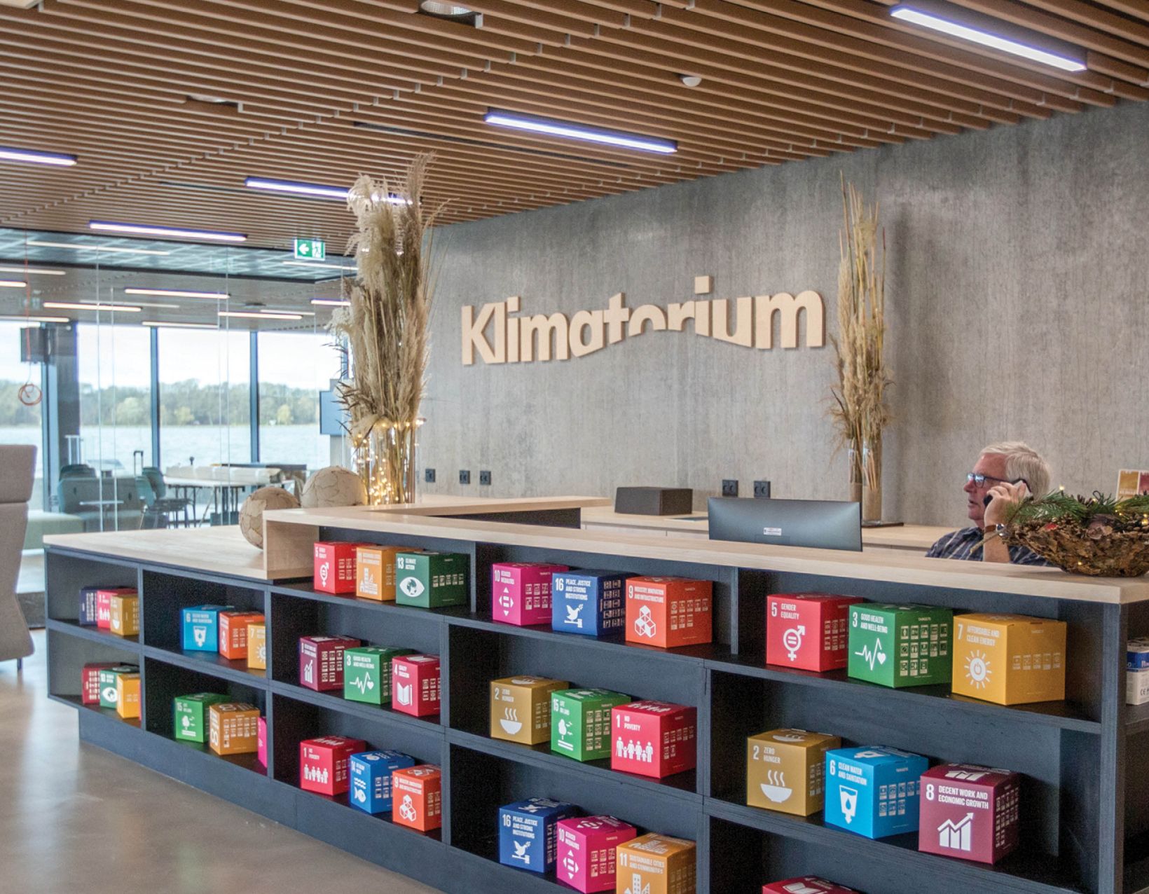 Grafisk Tryk har designet logo samt lavet diverse skiltning og meget andet til Klimatorium