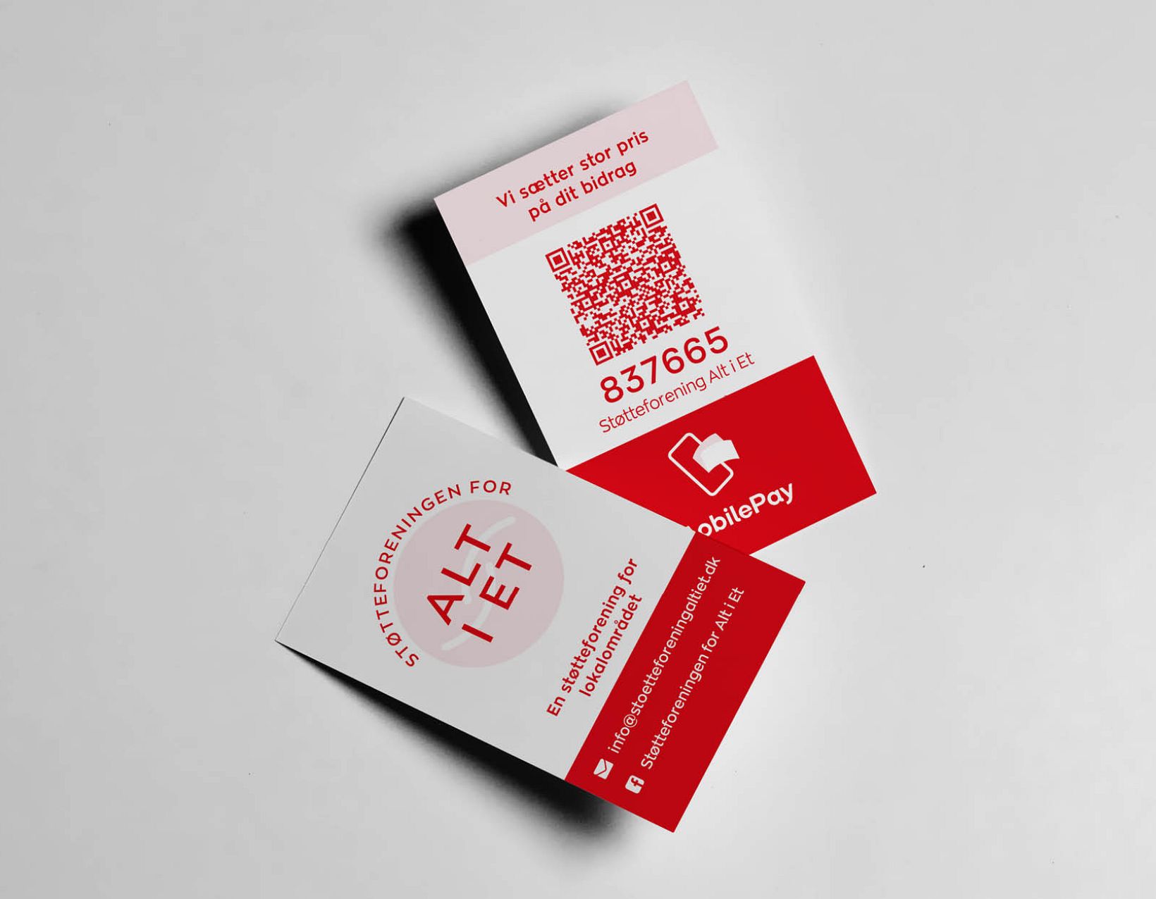 Støtteforeningen Alt i Et har fået tegnet logo samt lavet roll up