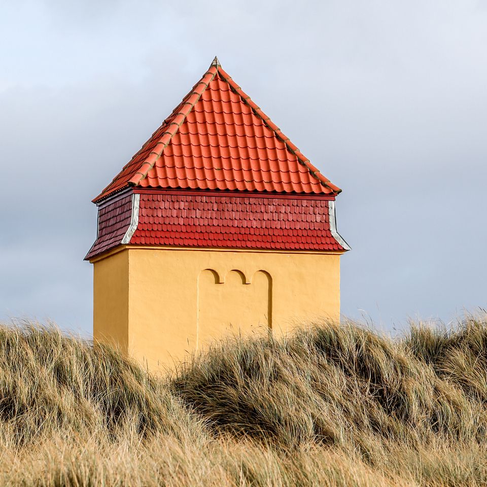 Det gule vandtårn i Thyborøn - Foto: Henrik Vinther Krogh
