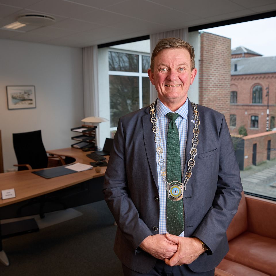 Jens Lønberg er netop startet som borgmester i Lemvig - fotograferet af Mikkel Jézéquel, Alopex Media